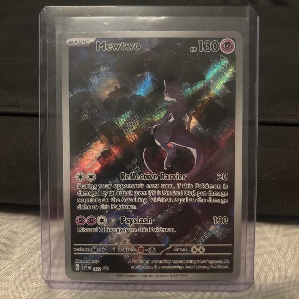 Pokemon TCG Mewtwo 052 Scarlet & Violet Promo Holo Psychic 130 HP